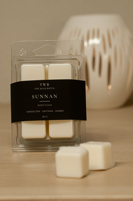 Doftvax Sunna från The Wild Batch, sex doftkuber i behållare
